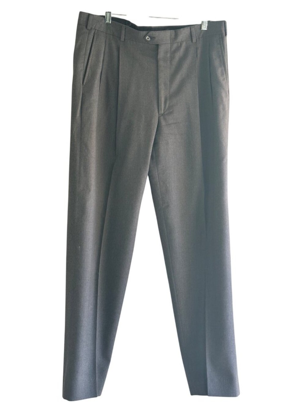 Bannister & Beale Size 38 Pure 100% Pure Wool Dress Slacks Grey - Picture 9 of 14